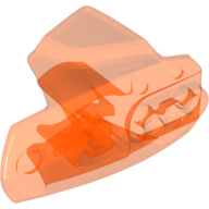 Lego brnění krunýř - velikost 5, průhledná neonově oranžová (4609719, 4632640)